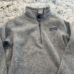 Patagonia Zip-Up Sweater in Gray